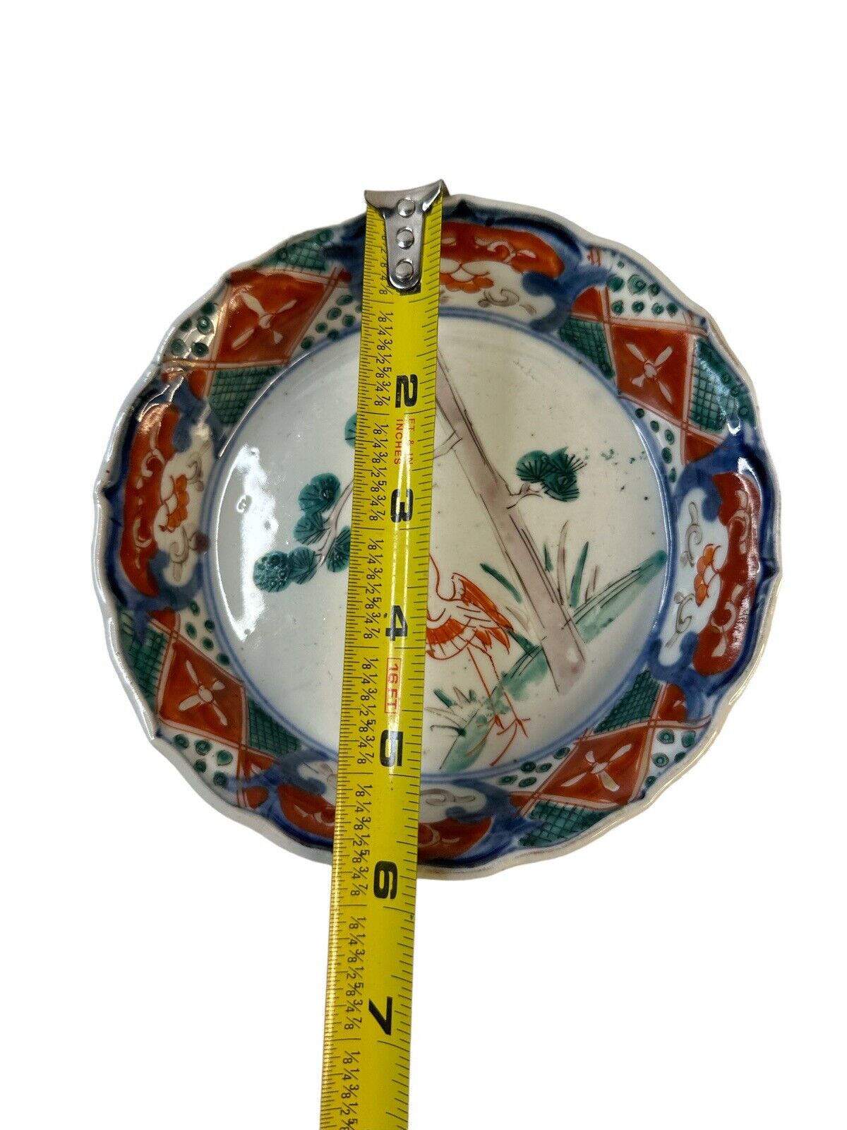 Lot Of 3 Old Antique 19th C. Scalloped Rim Japanese Imari Porcelain Bowl’s 5.75”
