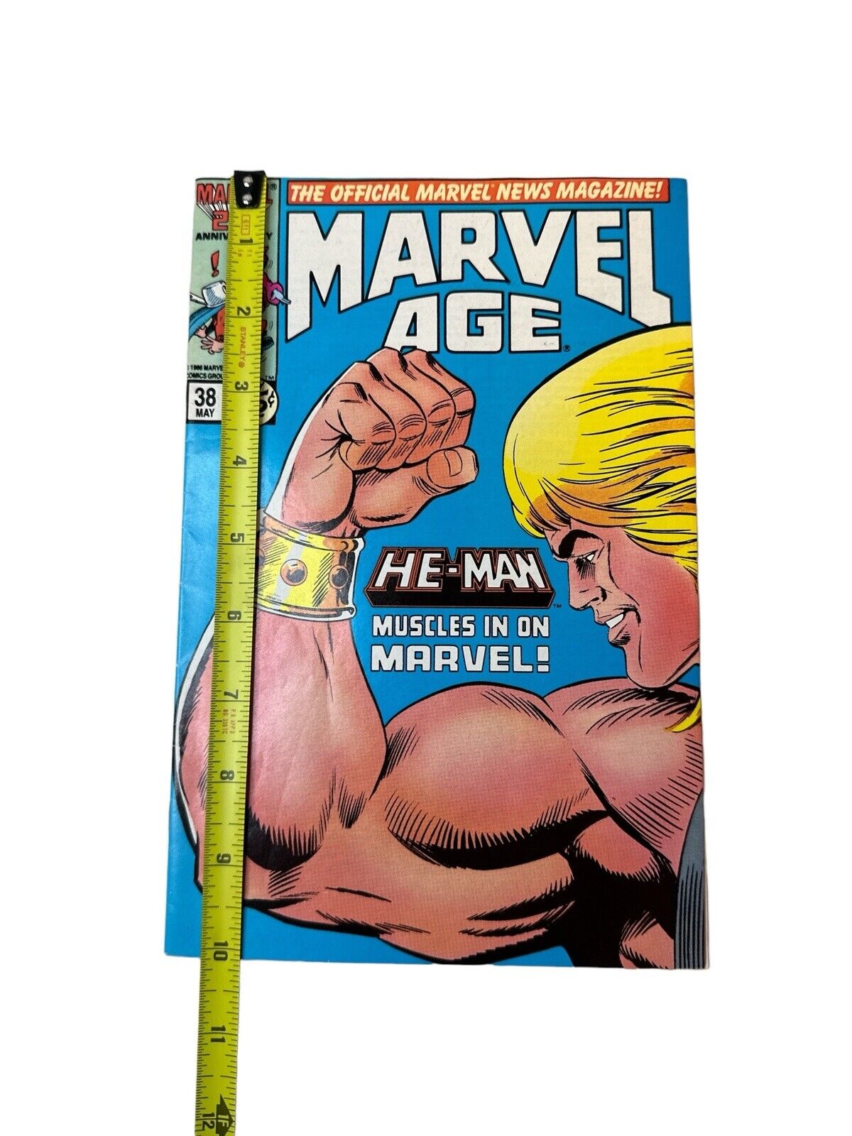 Marvel Age # 38 (1986) 1st App of He-Man in Marvel Comics Dr Who Article VF