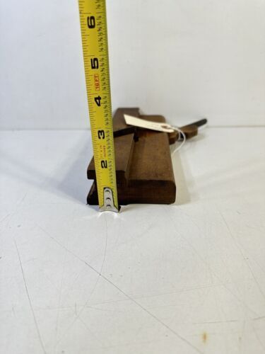 Antique 1800’s Wooden Rabbet Molding Plane 9.5" By 1 5/8th Inch Nice Condit