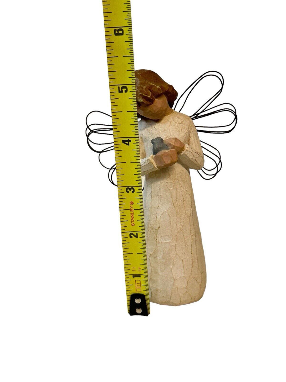 Susan Lordi Willow Tree Figurine Angel of Healing Angel Holding Bird