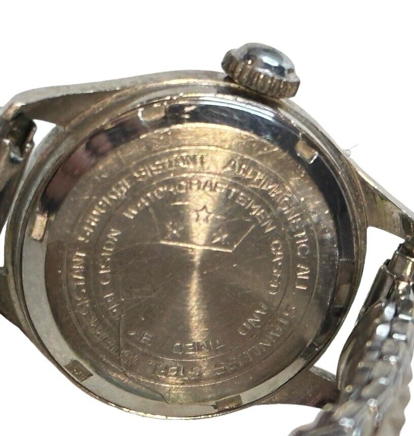 Vtg 17 Jewel Women’s Watch by Sellita Unbreakable Mainspring