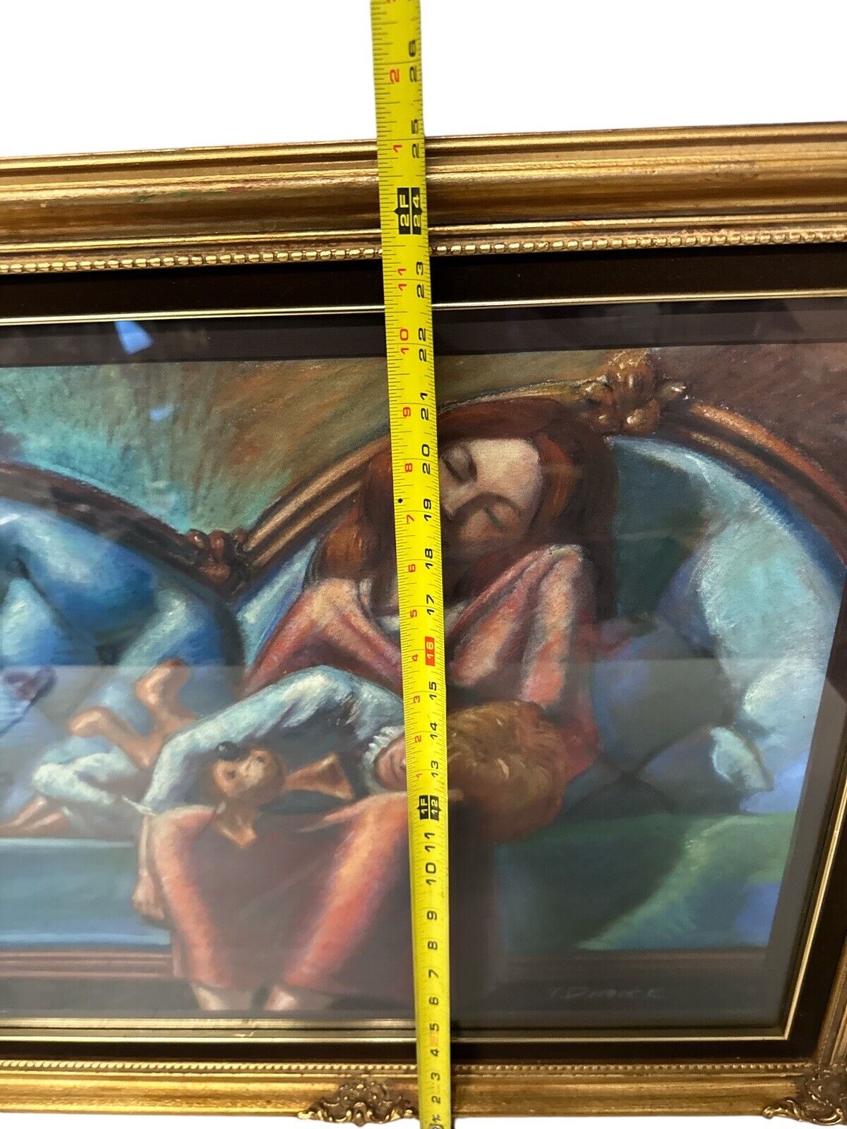 Vintage Tom Dimock Framed Original Pastel Award Winning Minnesota Artist 2003