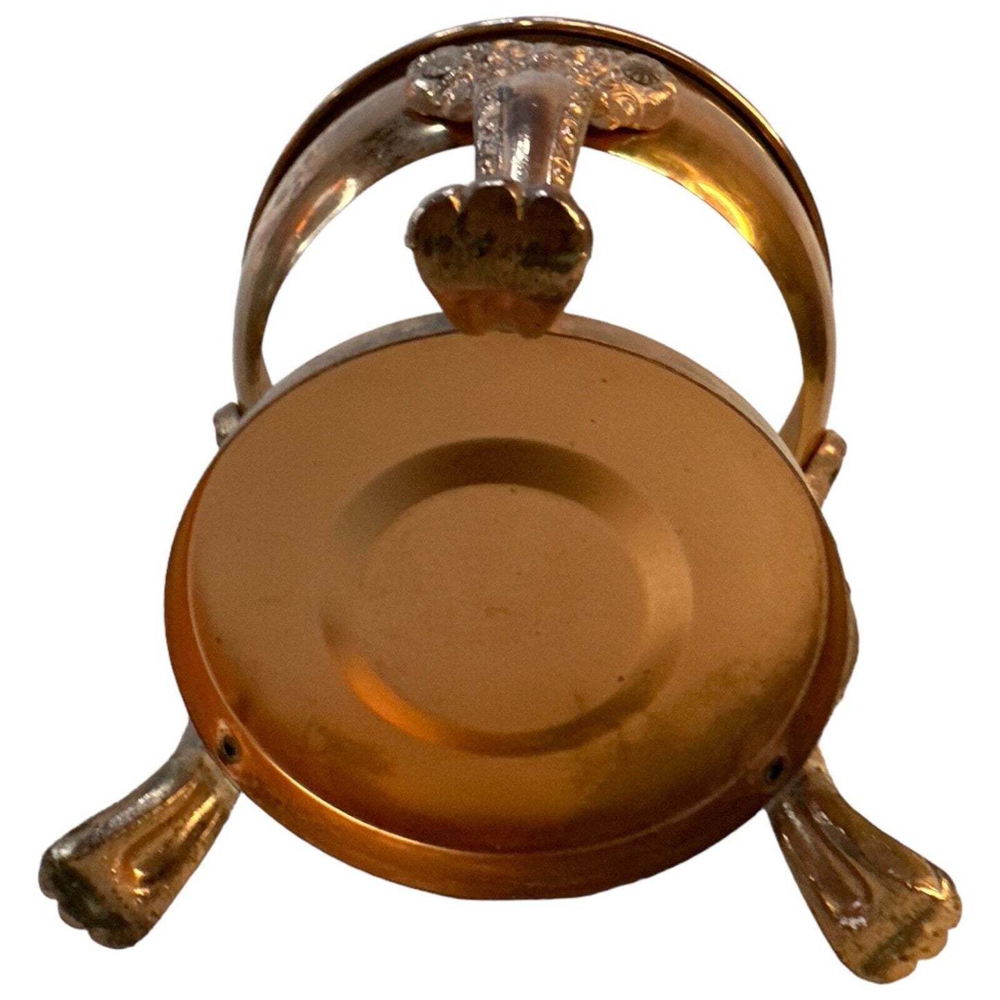Vintage Copper Brass Coffee Carafe Glass Pot with Warmer & Stand