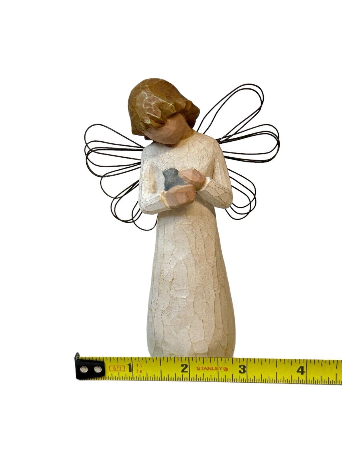 Susan Lordi Willow Tree Figurine Angel of Healing Angel Holding Bird