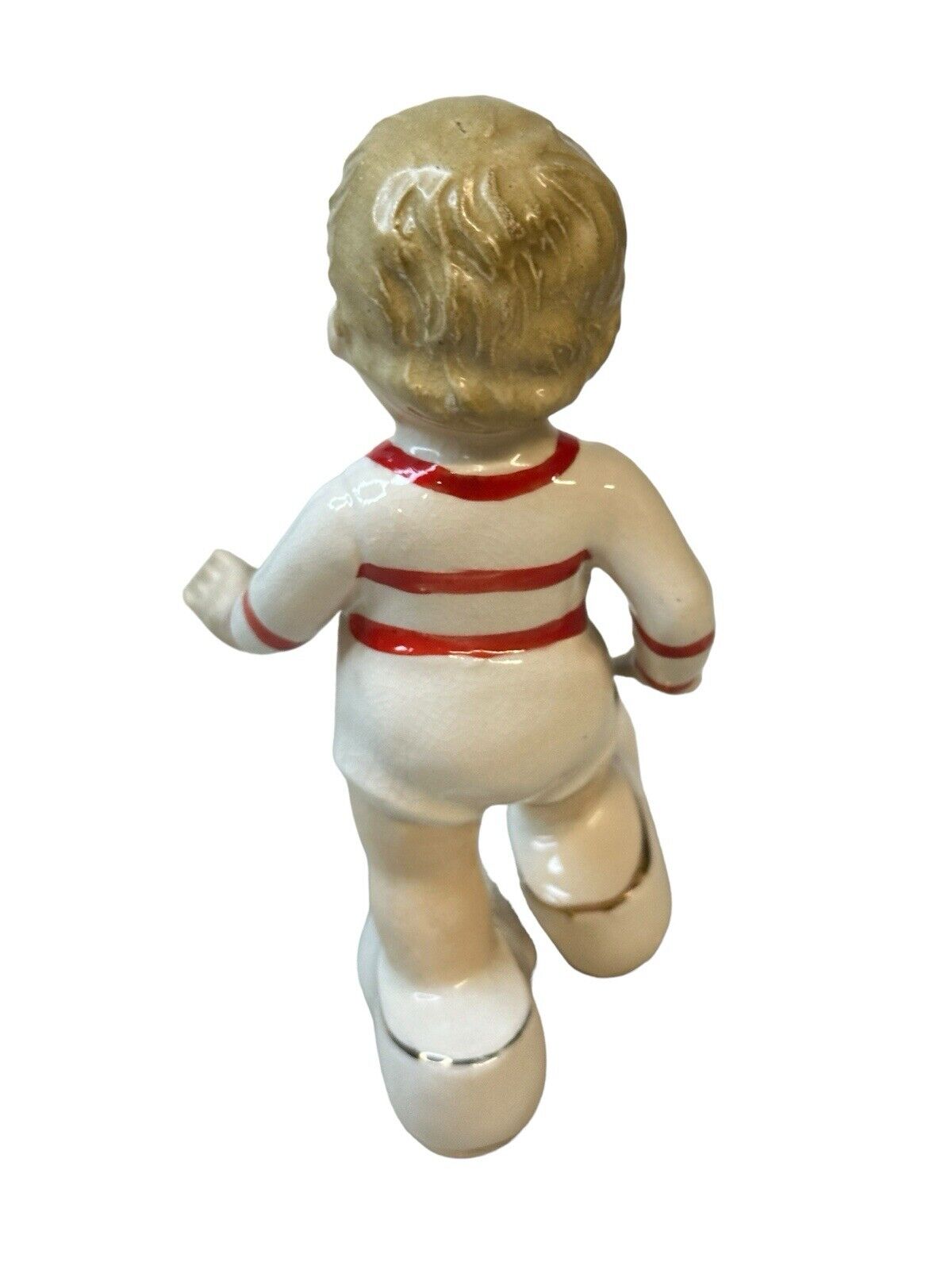 Vtg Boy with Large Shoes 1950’s Japan Lefton Or Nippon vintage figurine 5”
