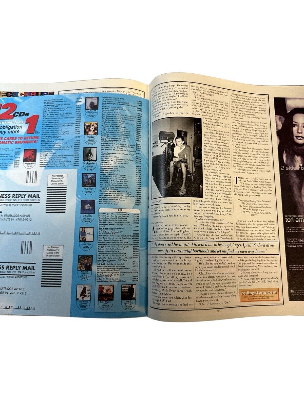 Vintage Rolling Stone Magazine Nine Inch Nails Trent Reznor October 14 1999