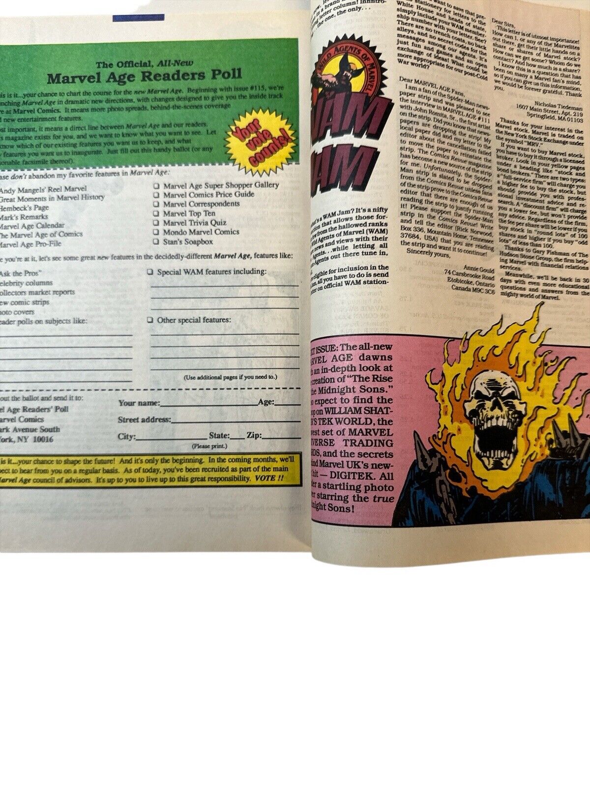 Marvel Age Vol 1 #114 July 1992 Softcover Published By Marvel Comic Book