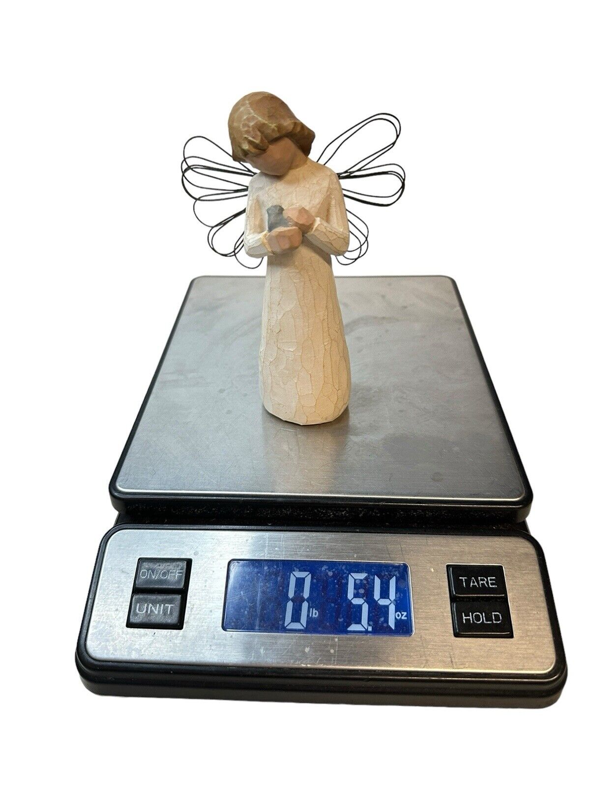 Susan Lordi Willow Tree Figurine Angel of Healing Angel Holding Bird
