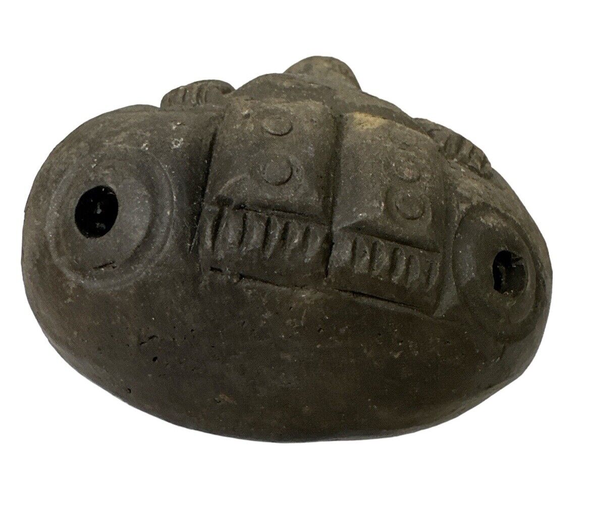 Primitive Style Peruvian handmade Clay Fertility Whistle Very Cool