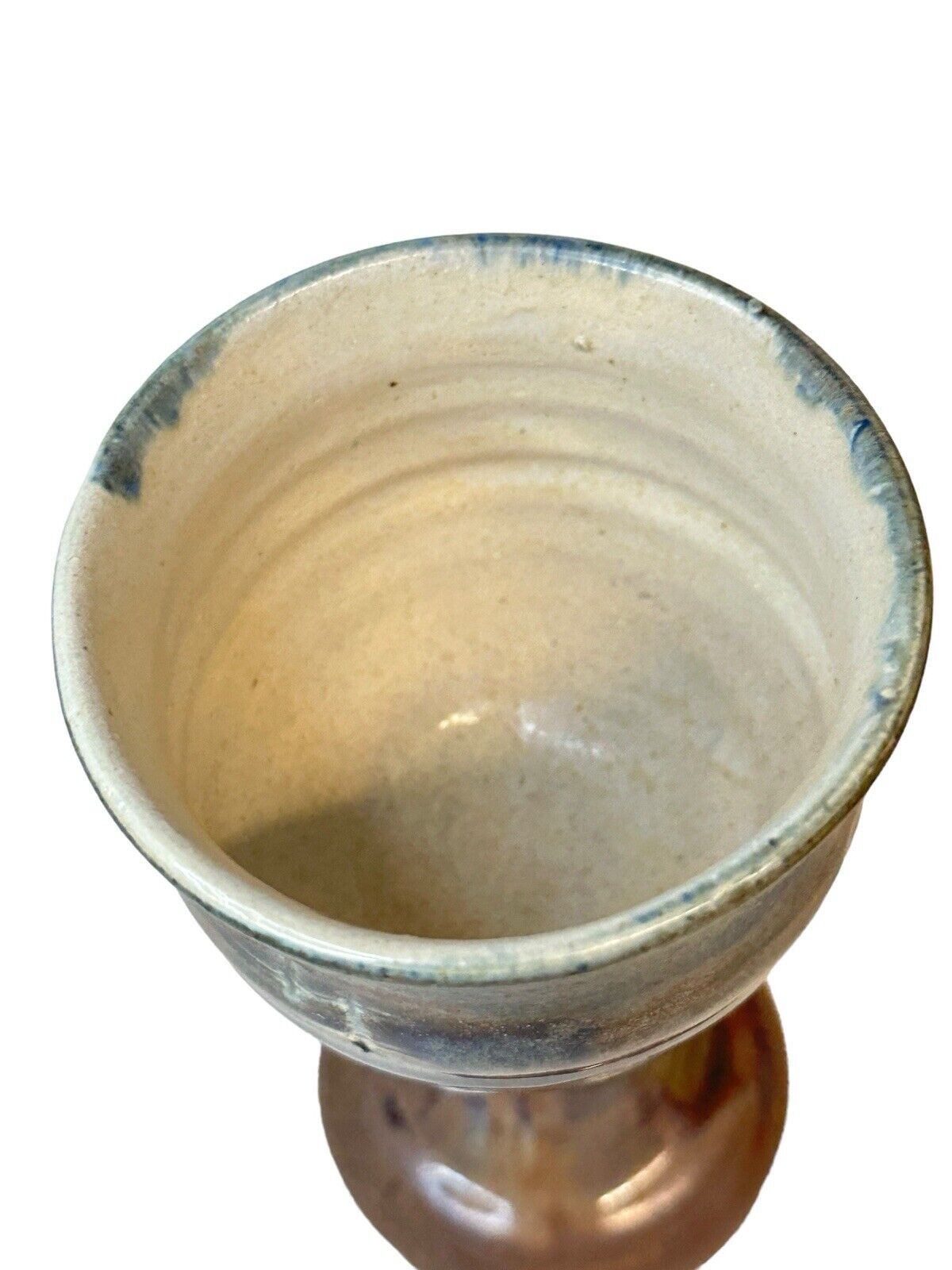 Vintage Studio Pottery Handmade Goblet Beautiful Hand Crafted Cup