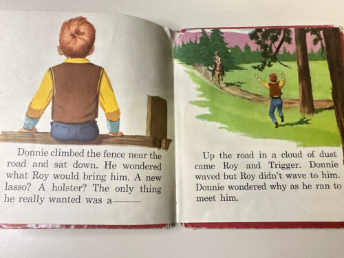 2 Vtg Children’s Roy Rogers’ Books 1950 & 54 Whitman Publishing Company