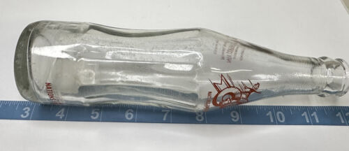 Rare Vtg Milk Bottle Go Brand 8oz Natures Energy Drink Minneapolis MN Soda Shape