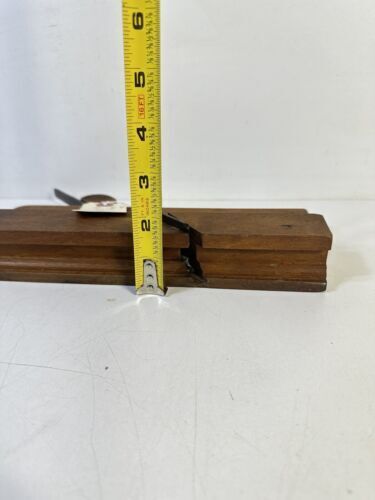 Antique 1800’s Wooden Rabbet Molding Plane 9.5" By 1 5/8th Inch Nice Condit