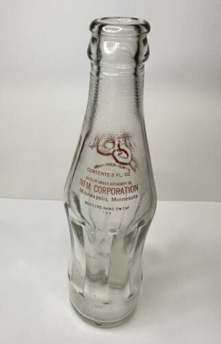 Rare Vtg Milk Bottle Go Brand 8oz Natures Energy Drink Minneapolis MN Soda Shape