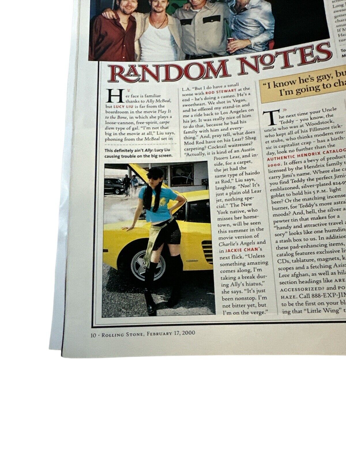 Mariah Carey Vintage Rolling Stone Magazine - Bikini Cover February 17, 2000
