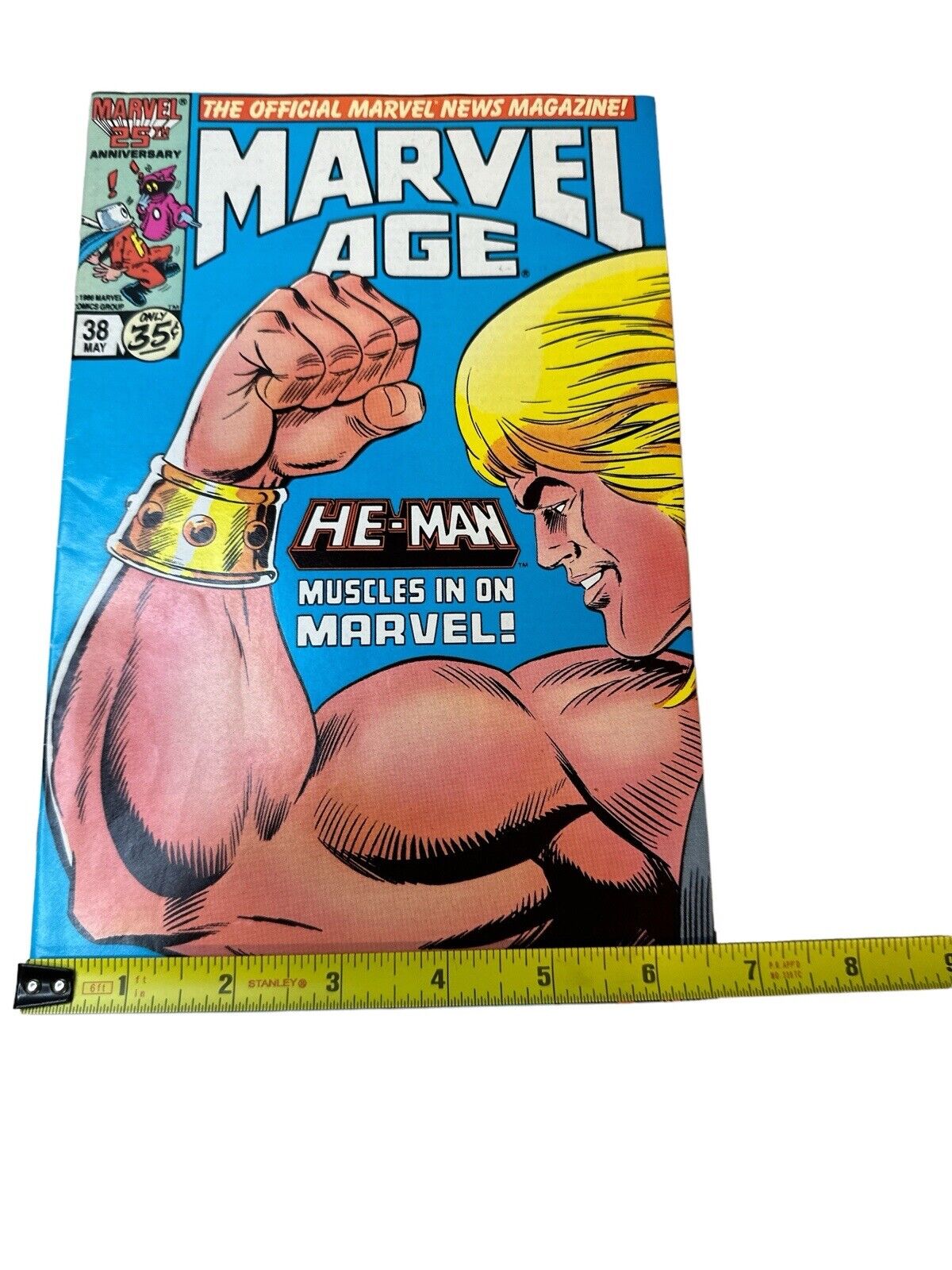 Marvel Age # 38 (1986) 1st App of He-Man in Marvel Comics Dr Who Article VF