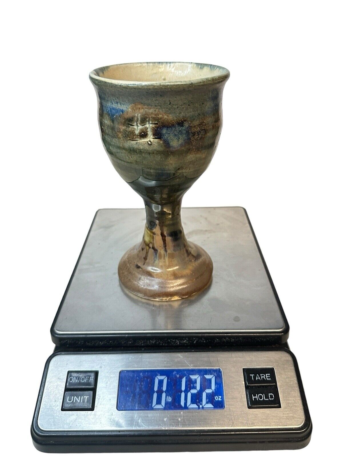 Vintage Studio Pottery Handmade Goblet Beautiful Hand Crafted Cup