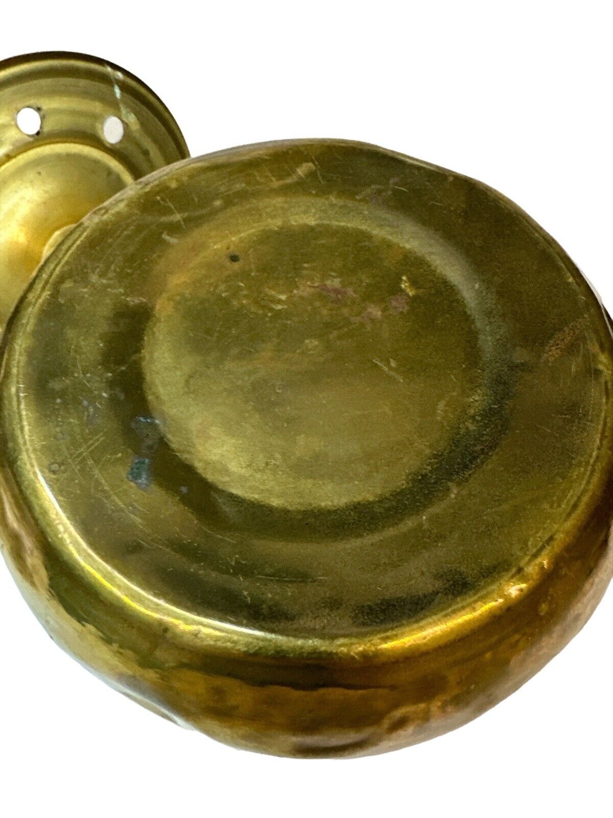 Vintage 1940’s Brass And Metal Incense pot Profumo Burner Ornate Handle 6” X 5”
