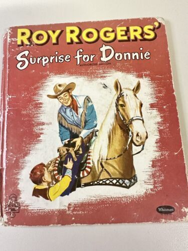 2 Vtg Children’s Roy Rogers’ Books 1950 & 54 Whitman Publishing Company