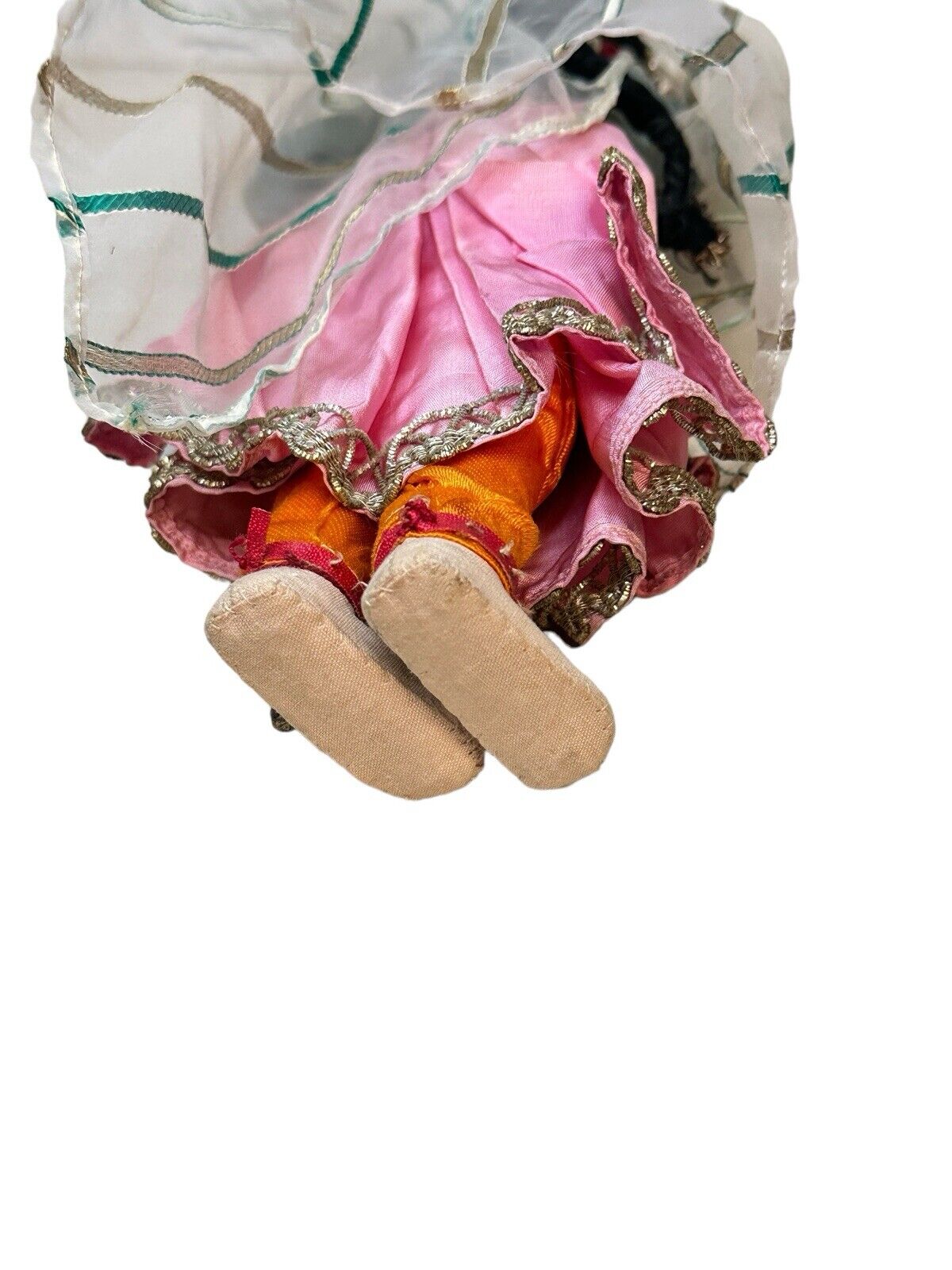Vintage WWII era 1950's Greece handmade Gypsy Dressed collector Doll