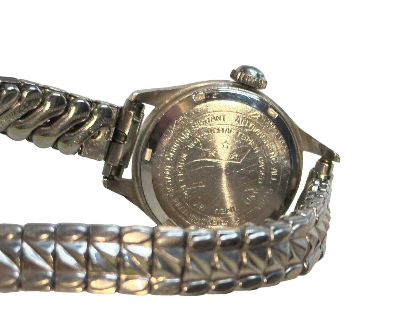 Vtg 17 Jewel Women’s Watch by Sellita Unbreakable Mainspring