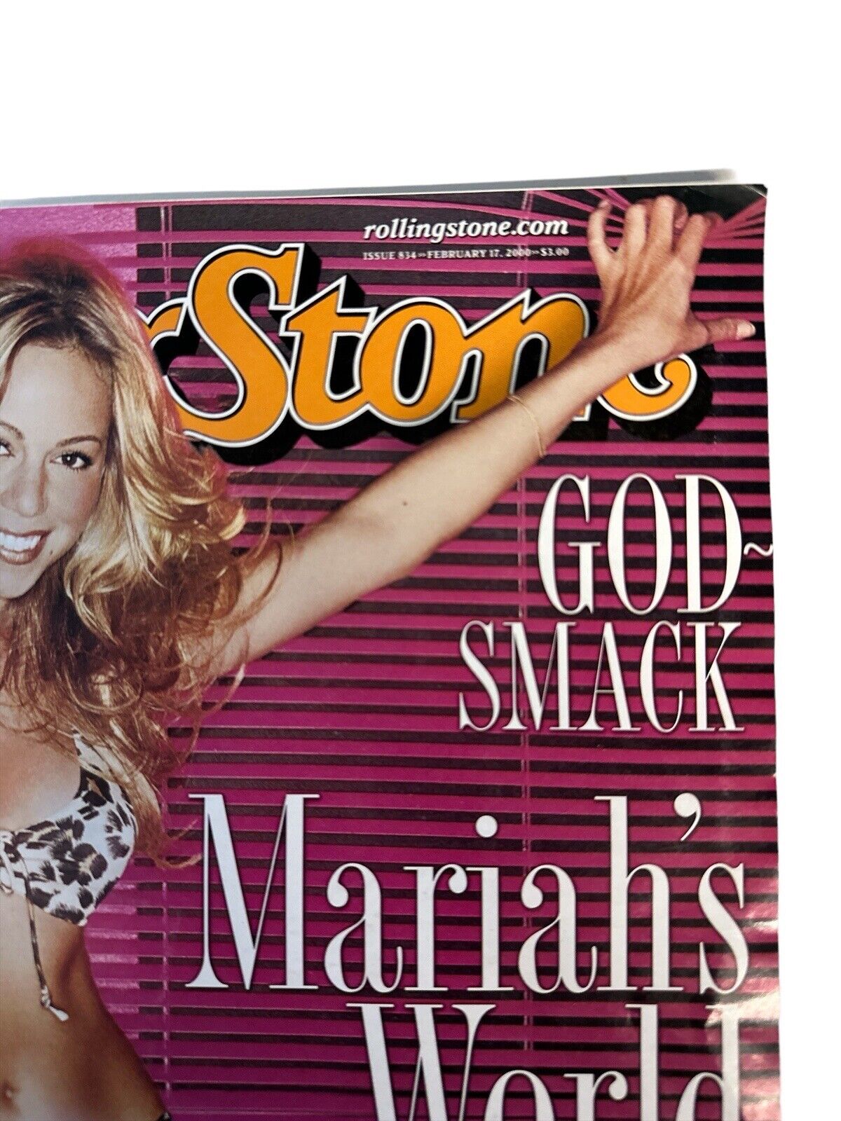 Mariah Carey Vintage Rolling Stone Magazine - Bikini Cover February 17, 2000