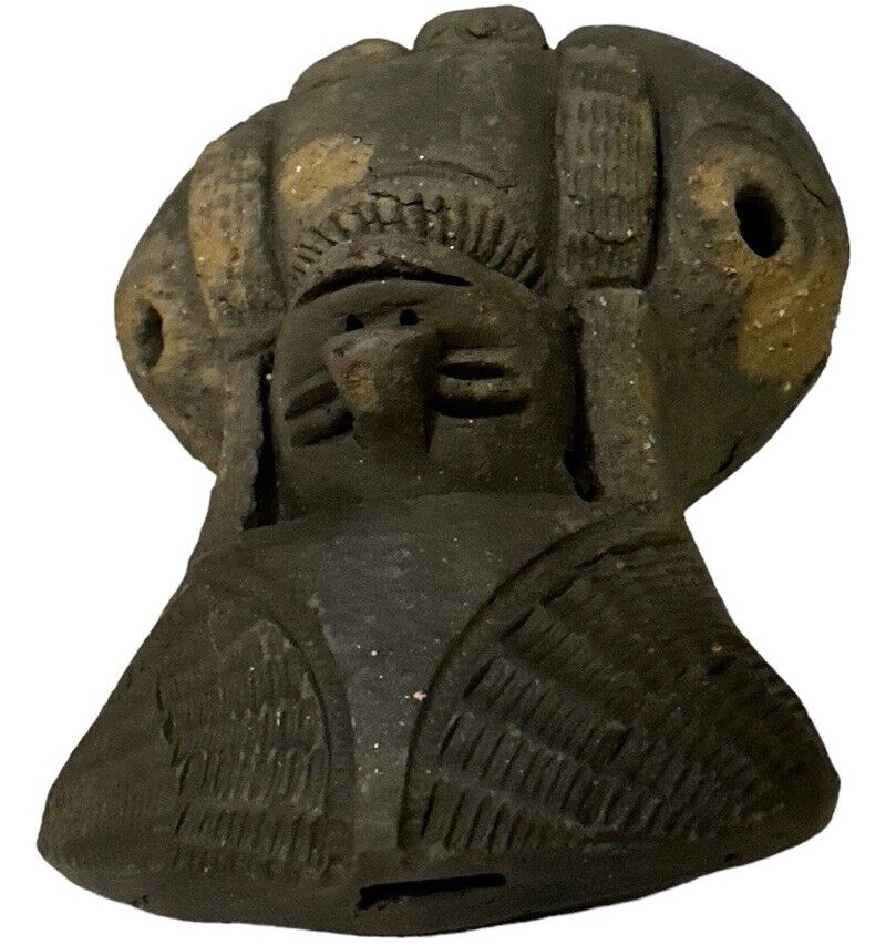 Primitive Style Peruvian handmade Clay Fertility Whistle Very Cool