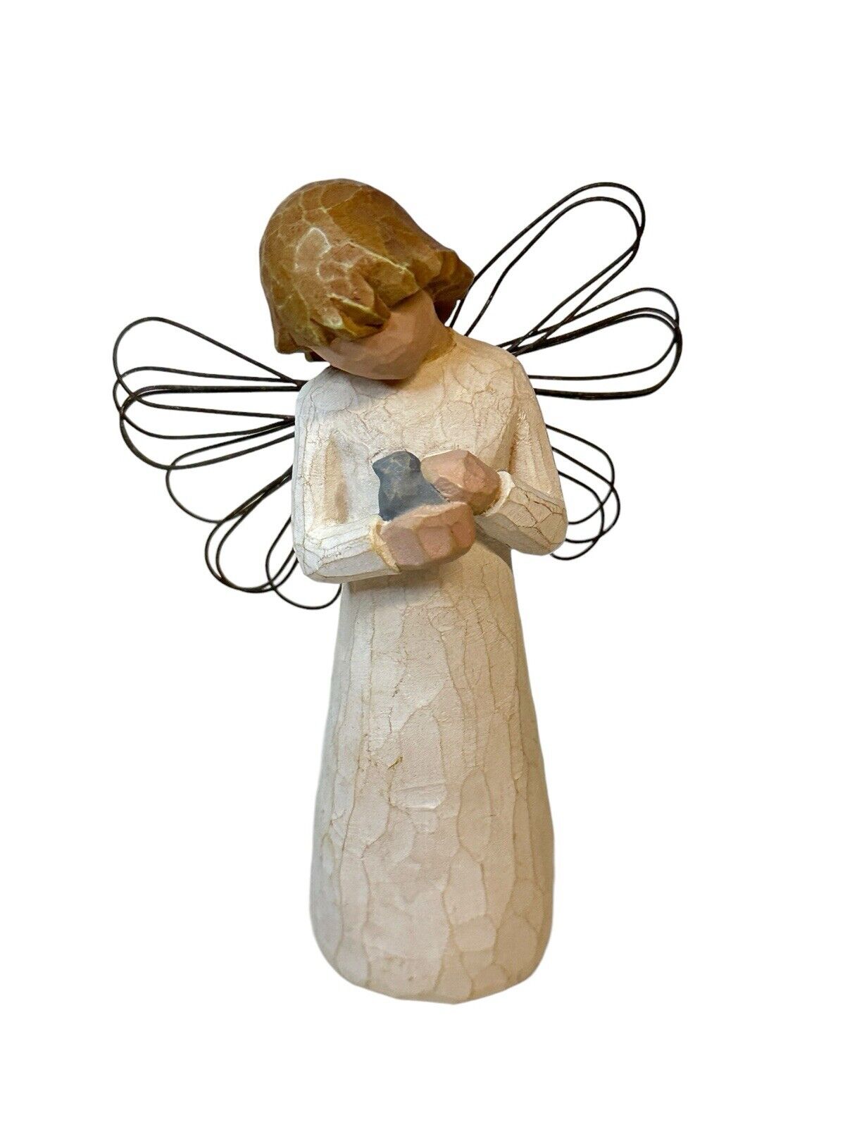 Susan Lordi Willow Tree Figurine Angel of Healing Angel Holding Bird