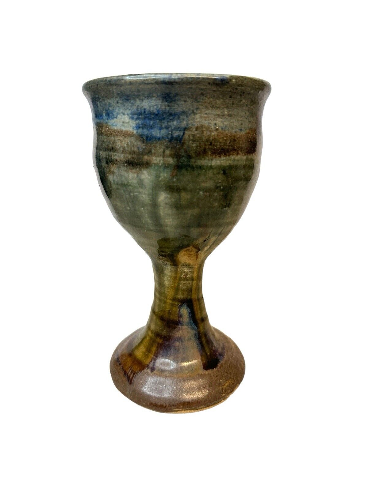 Vintage Studio Pottery Handmade Goblet Beautiful Hand Crafted Cup