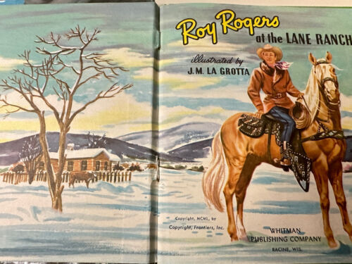 2 Vtg Children’s Roy Rogers’ Books 1950 & 54 Whitman Publishing Company
