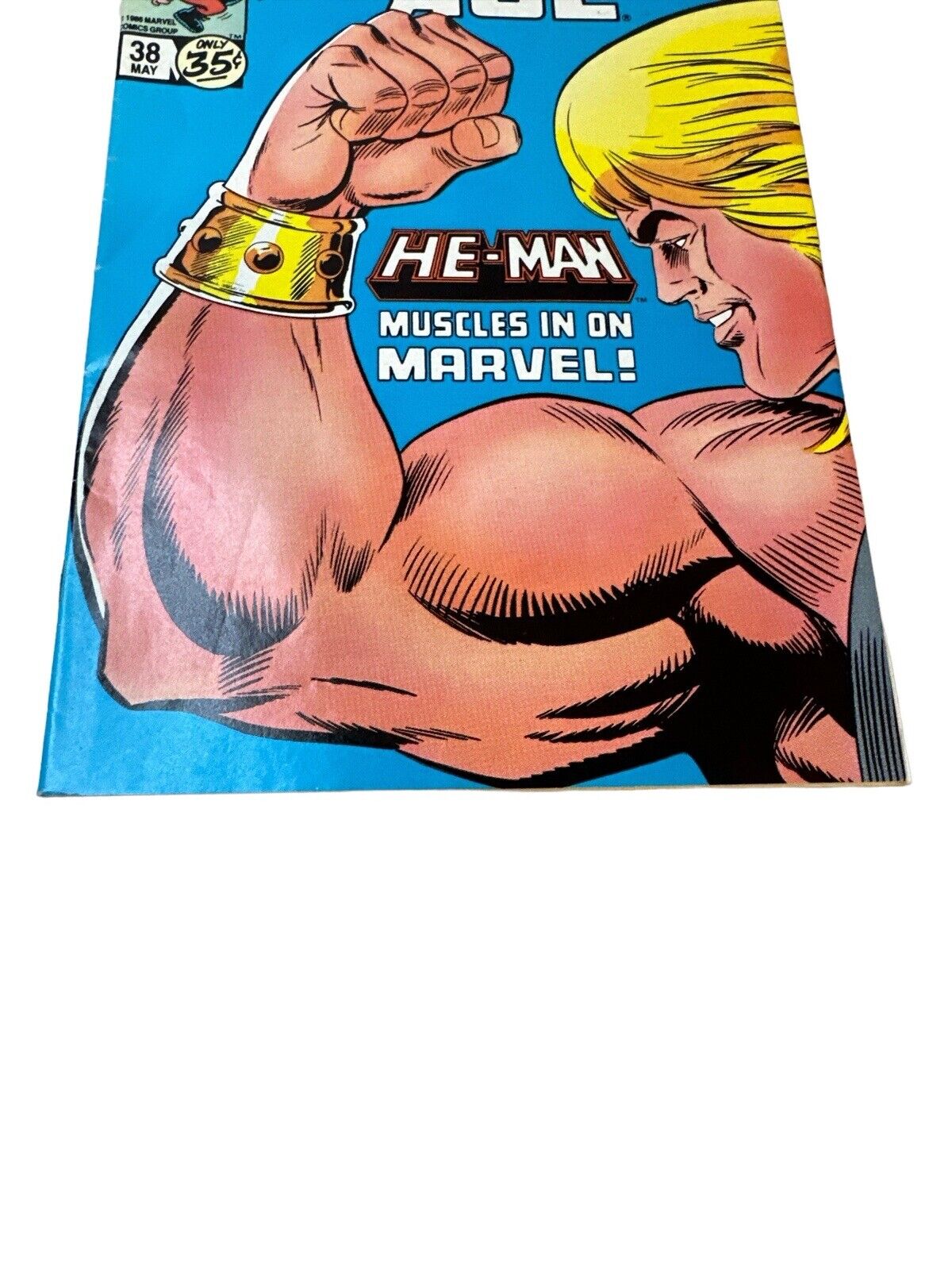 Marvel Age # 38 (1986) 1st App of He-Man in Marvel Comics Dr Who Article VF