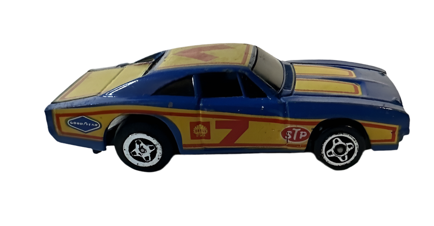 1969 Dodge Charger Blue w/ Headlights - STP Goodyear - Slam Shifters C.B.S. 1983