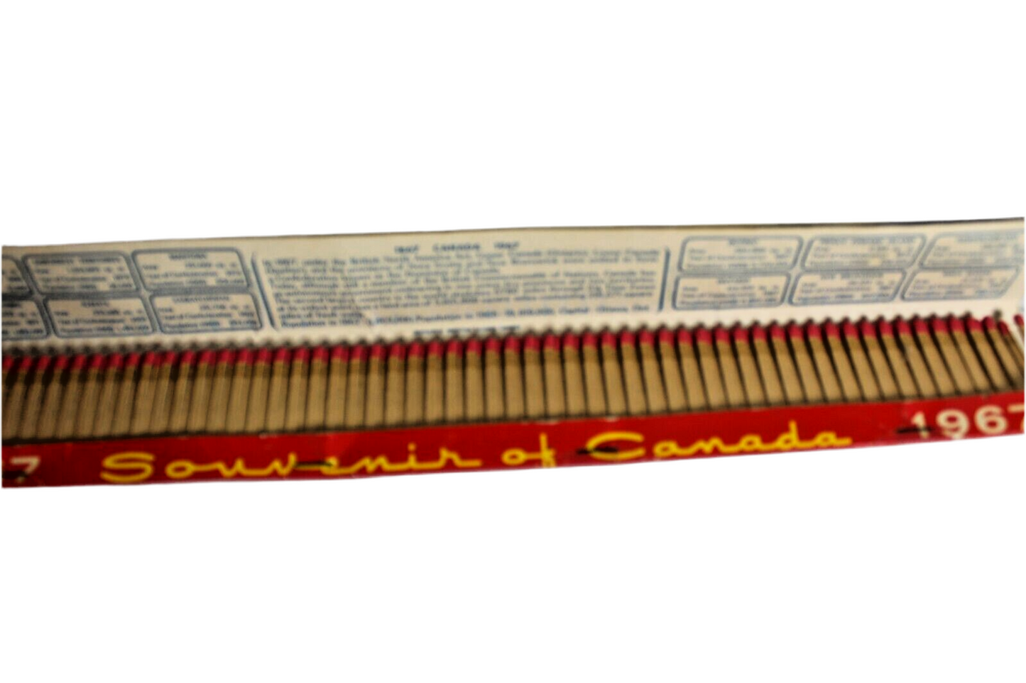 1967 Canada's Largest Match Book CANADA Large Giant Vintage Matchbook Cover