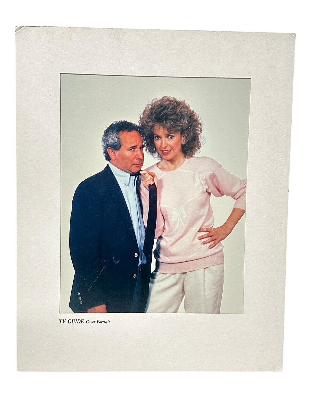 1987 TV Guide Cover Portrait Original 20” x 16” Jill Eikenberry & Michael Tucker