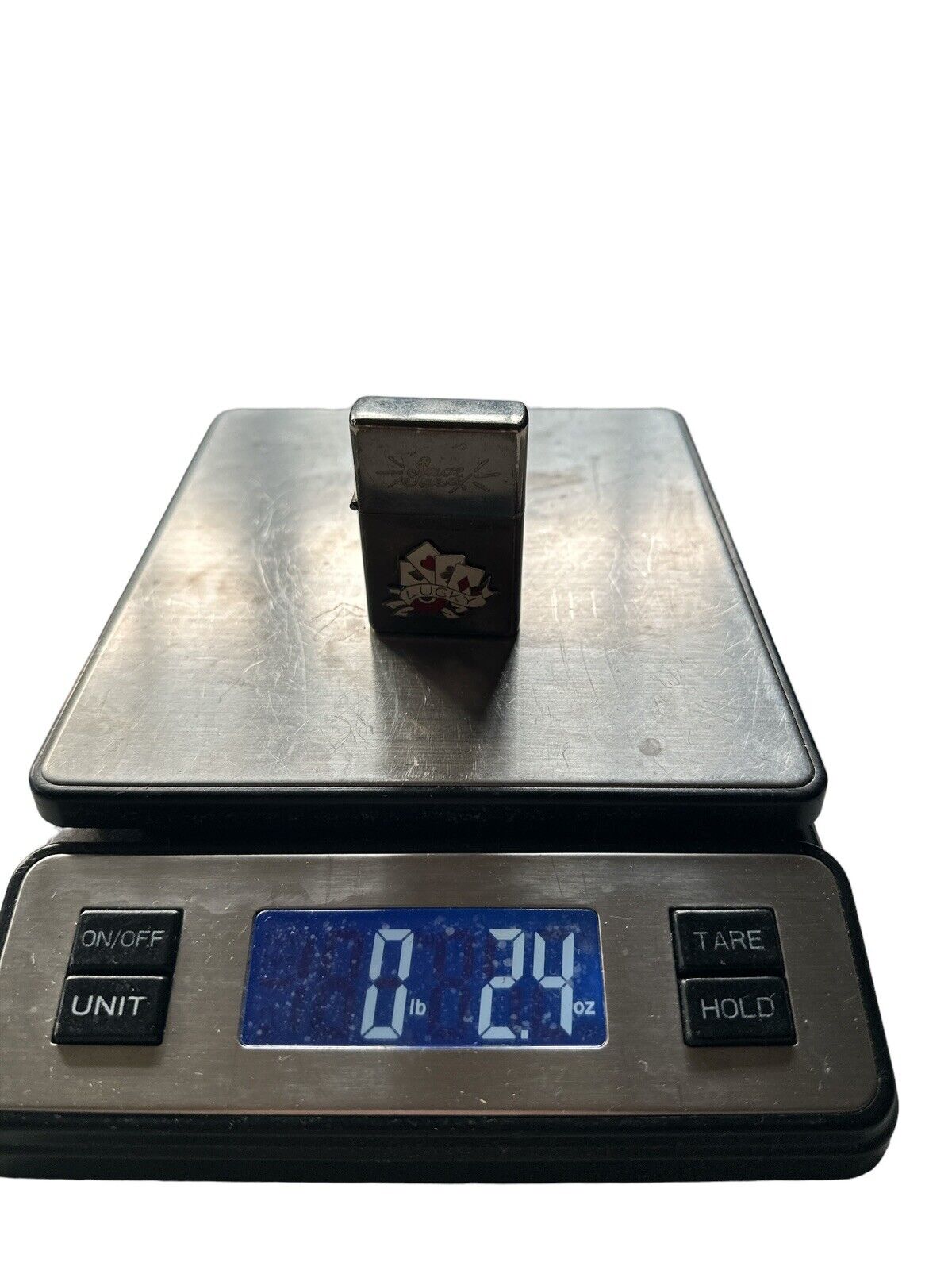 2007 Limited Edition Sailor Jerry Lucky Cigarette Lighter Playing Cards Design