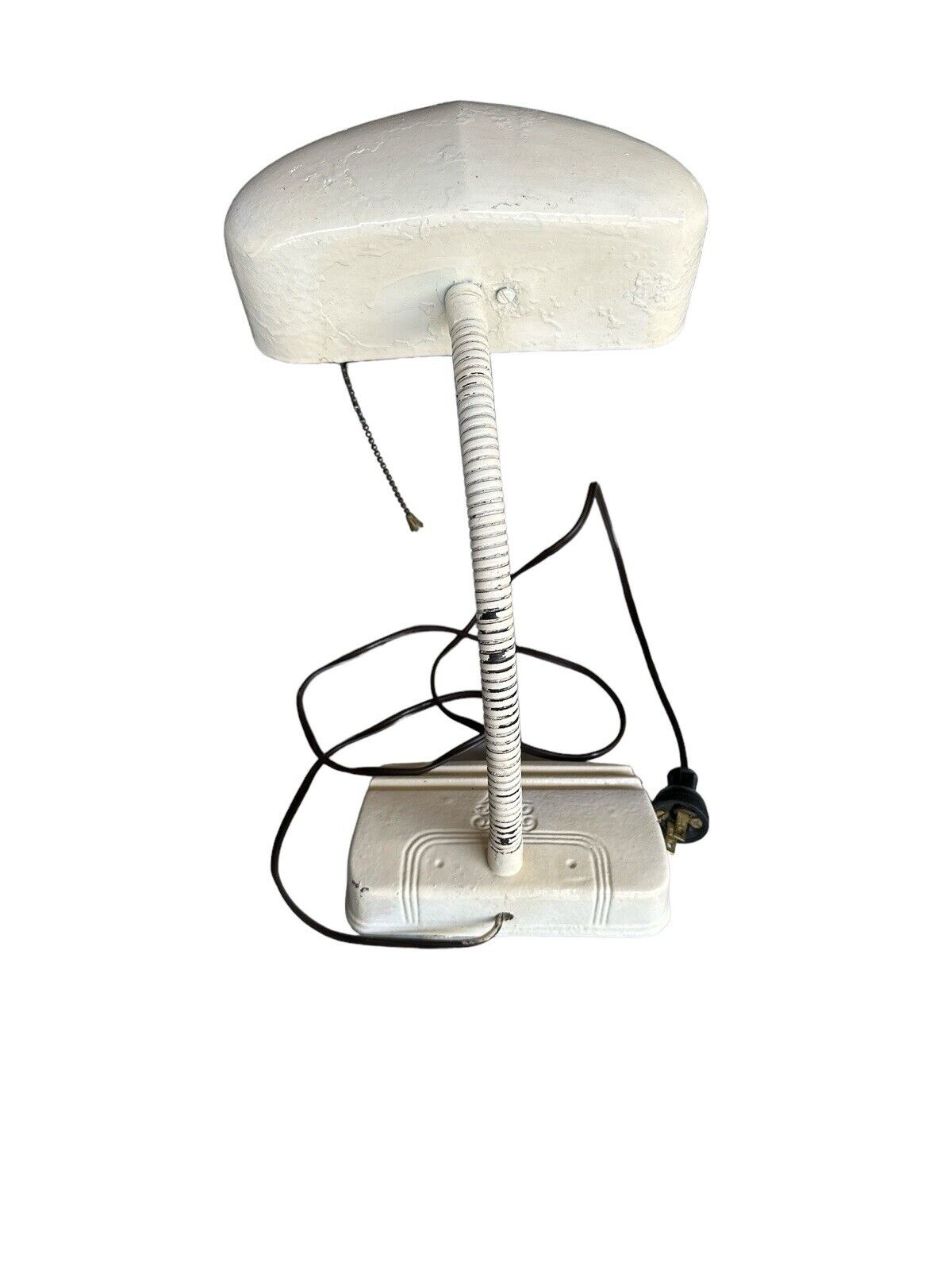 MCM 1950’s Very Cool Looking Atomic Desk Lamp New Cord Needed 16”