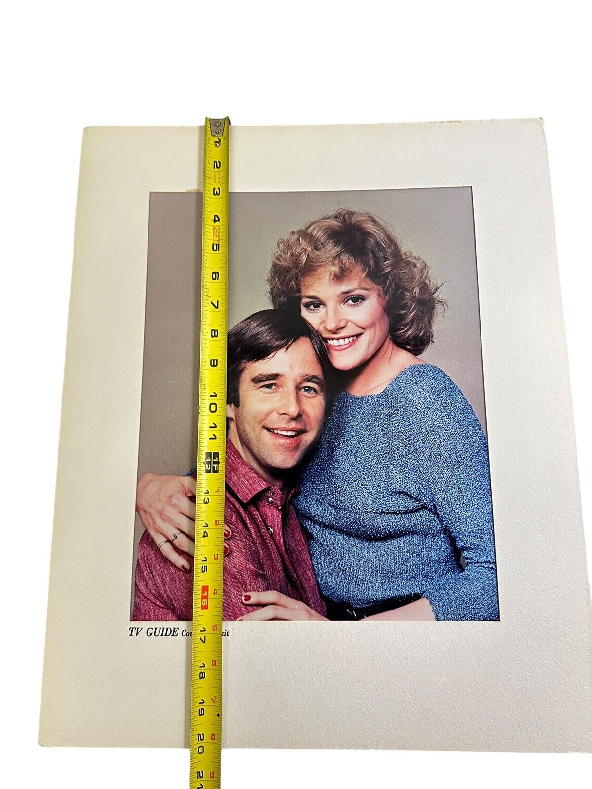 1980 TV Guide Cover Portrait Beau Bridges Helen Shaver Rare Display Board