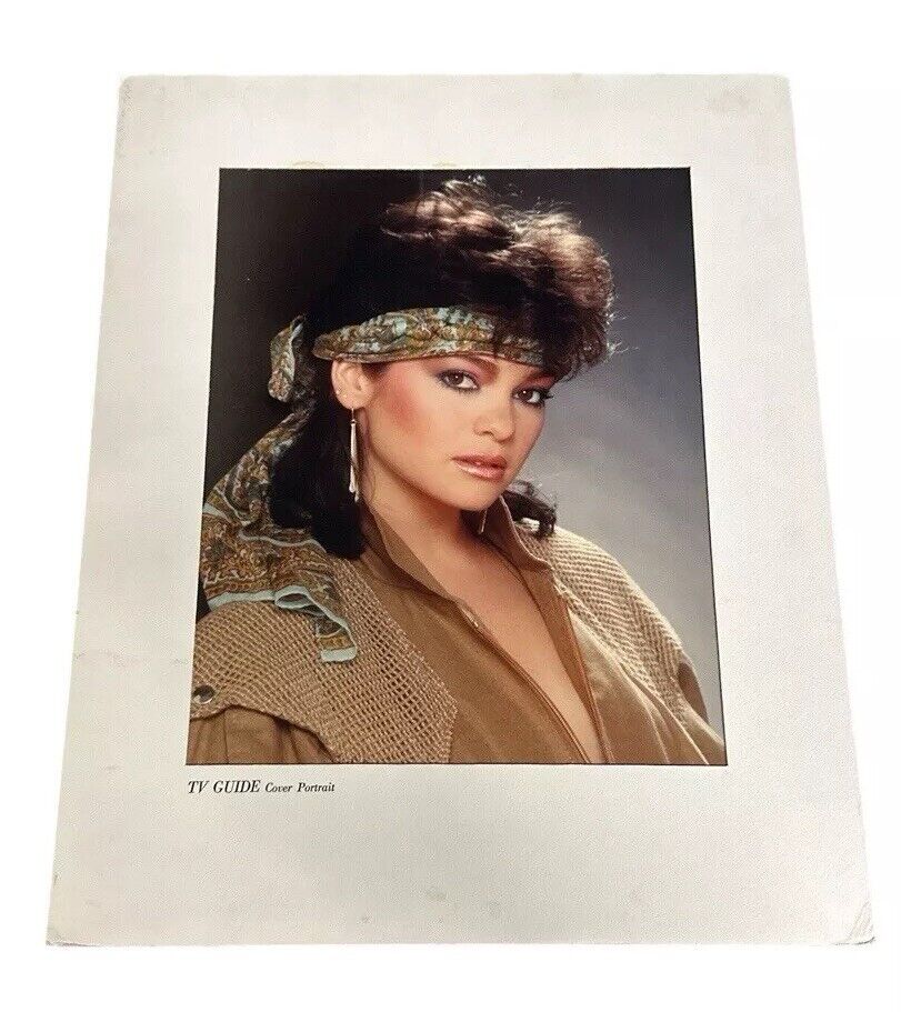 1983 TV Guide Cover Portrait Of Valerie Bertinelli Large Size 16” X 20”