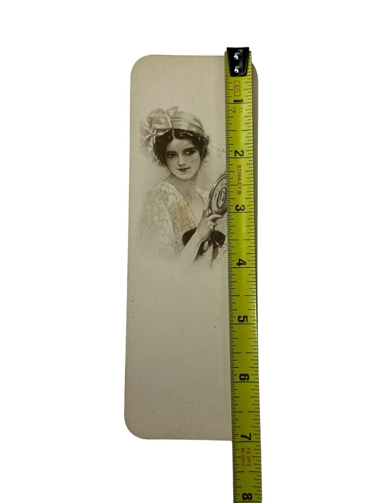 Vintage Antique 1920’s Fashion Girl Original Book Mark Trading Card Unused