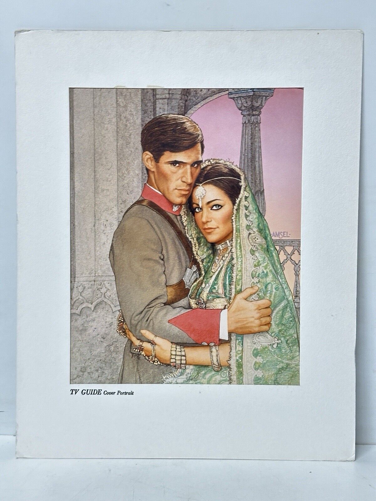 1984 TV Guide Cover Portrait Ben Cross Amy Irving The Far Pavilions Amsel Art