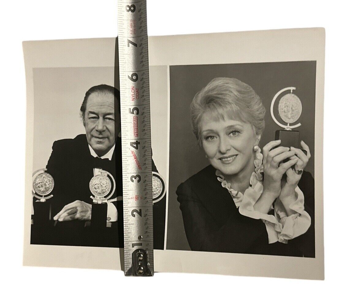 1973 Annual Tony Awards 1973 Press Release photo Rex Harrison & Celeste Holm