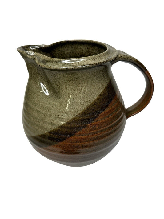 Beautiful Handmade Studio Signed Mark Pottery Stoneware Jug