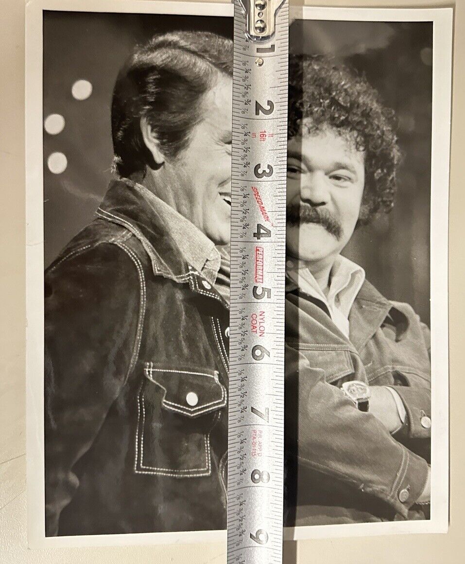 1973 Jack Burns & Avery Schreiber Press Release Photo The Midnight Show NBC