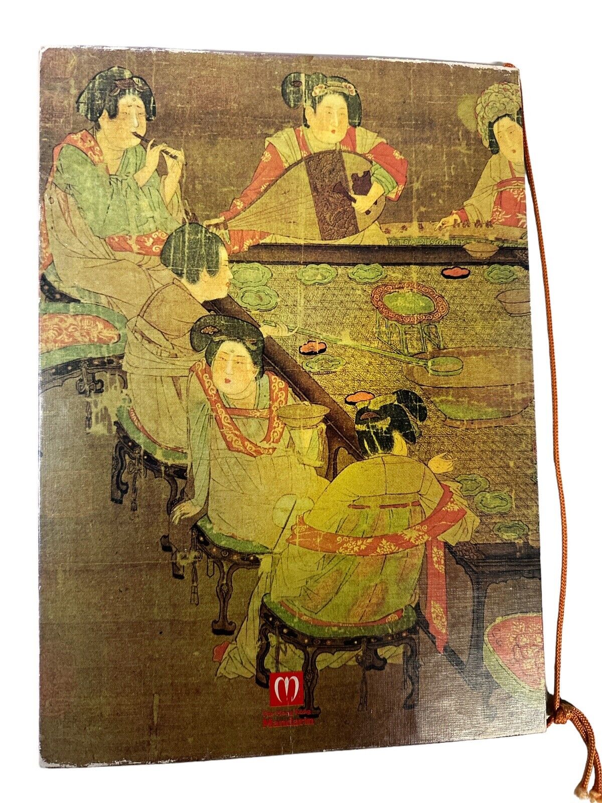 Vtg 1980’s Tang Dynasty Imperial Palace Painting MANDARIN Hotel Dinner Menu