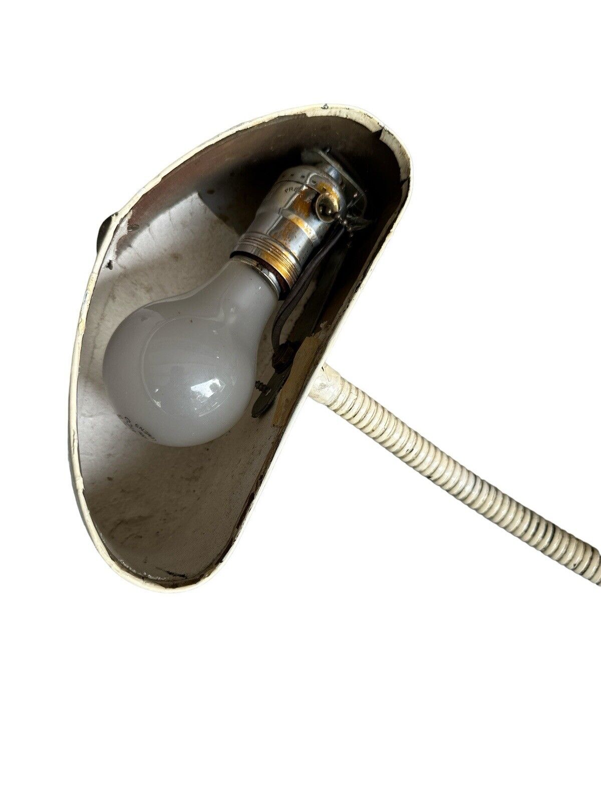 MCM 1950’s Very Cool Looking Atomic Desk Lamp New Cord Needed 16”