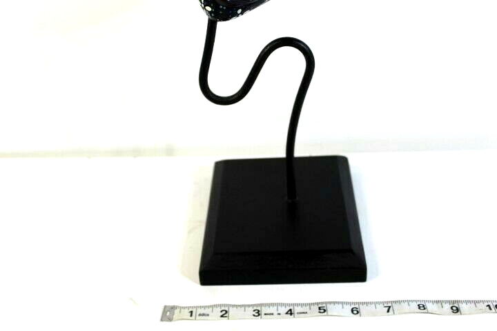 Vtg Hand Painted Beautiful Wooden Face Sculpture on a stand Indonesian Origin