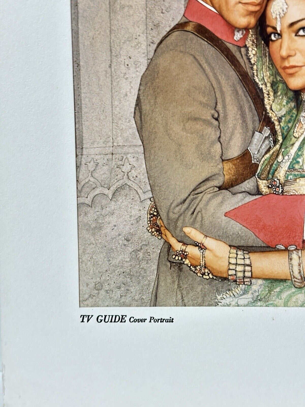 1984 TV Guide Cover Portrait Ben Cross Amy Irving The Far Pavilions Amsel Art