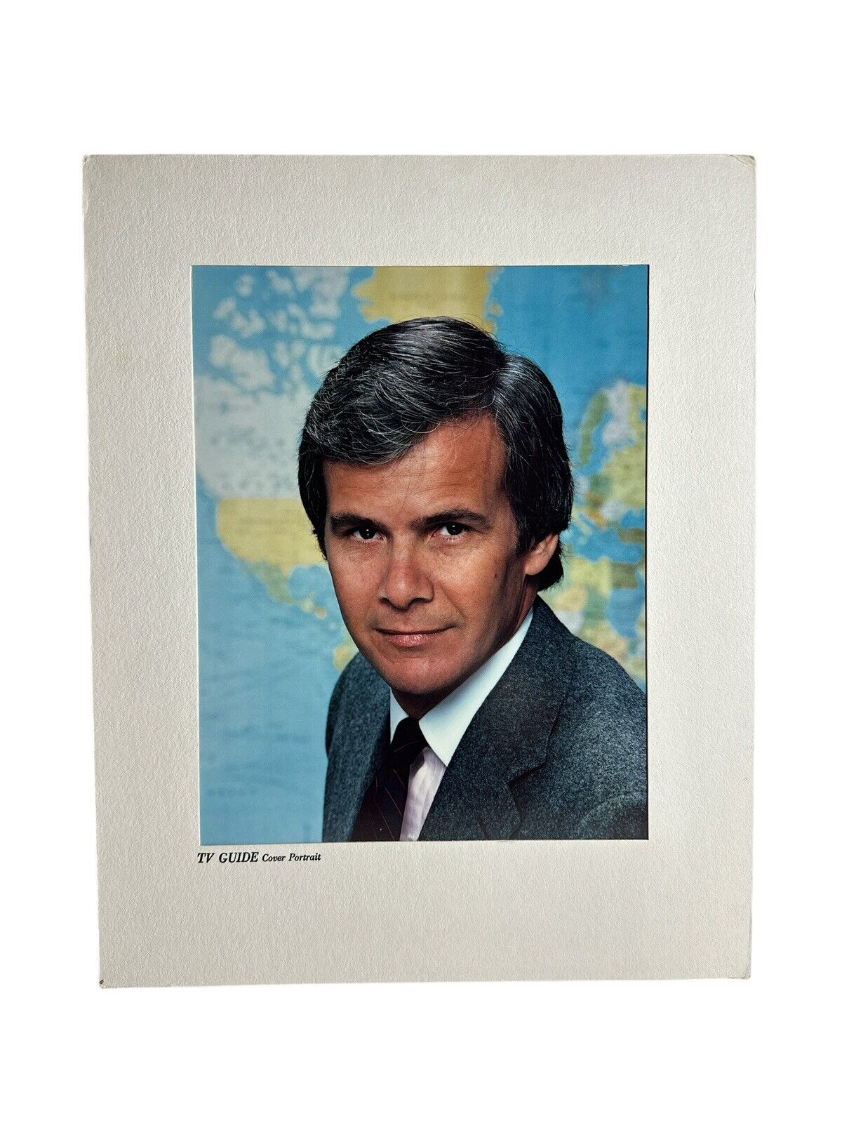 1982 TV Guide Cover Portrait Of Tom Brokaw Dye Transfer Print Original 16” X 20”