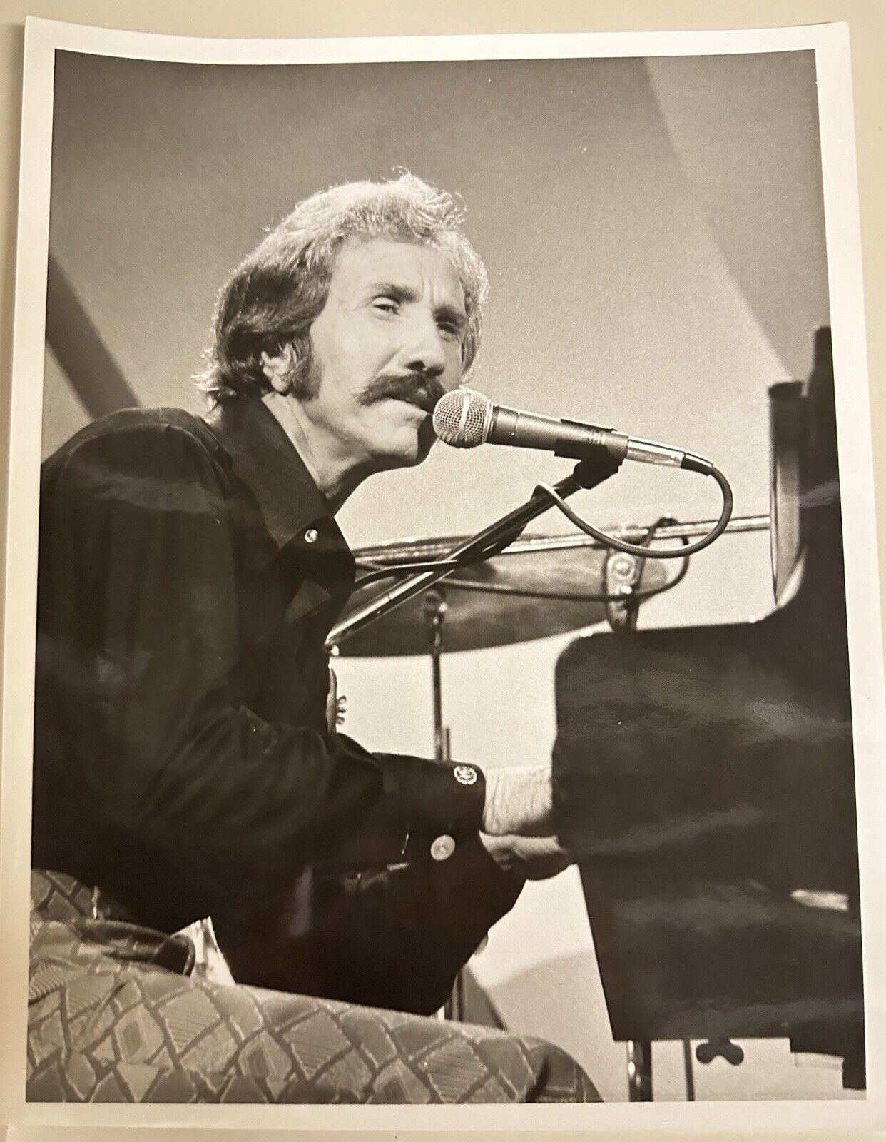 1973 Marty Robbins Press Release Photo The Midnight Show NBC
