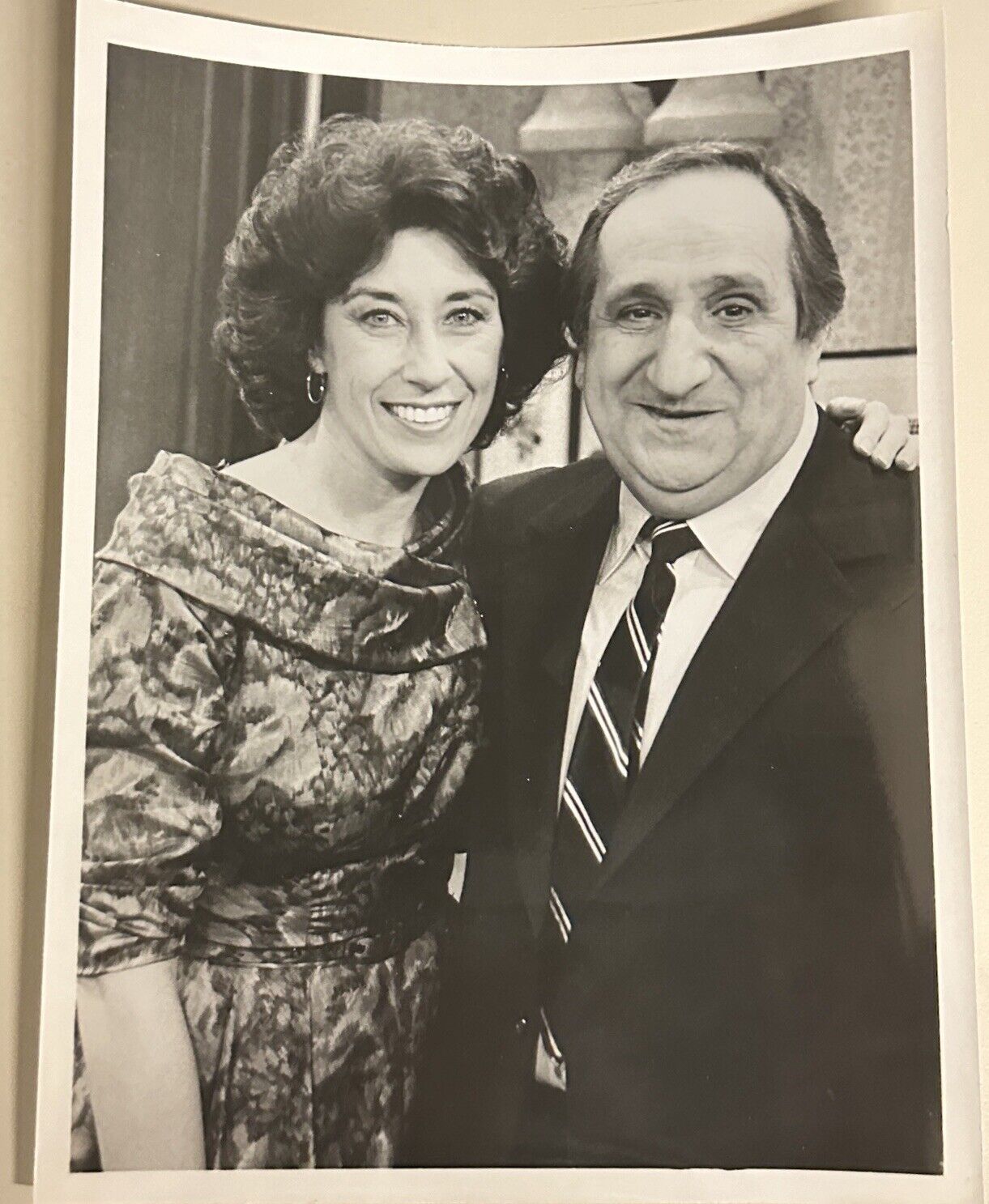 1982 Happy Days Press Release Photo Al Molinaro Ellen Travolta Actress
